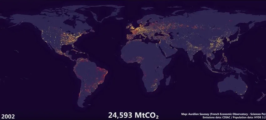 Source: Emissions data: CDIAC / Population Data