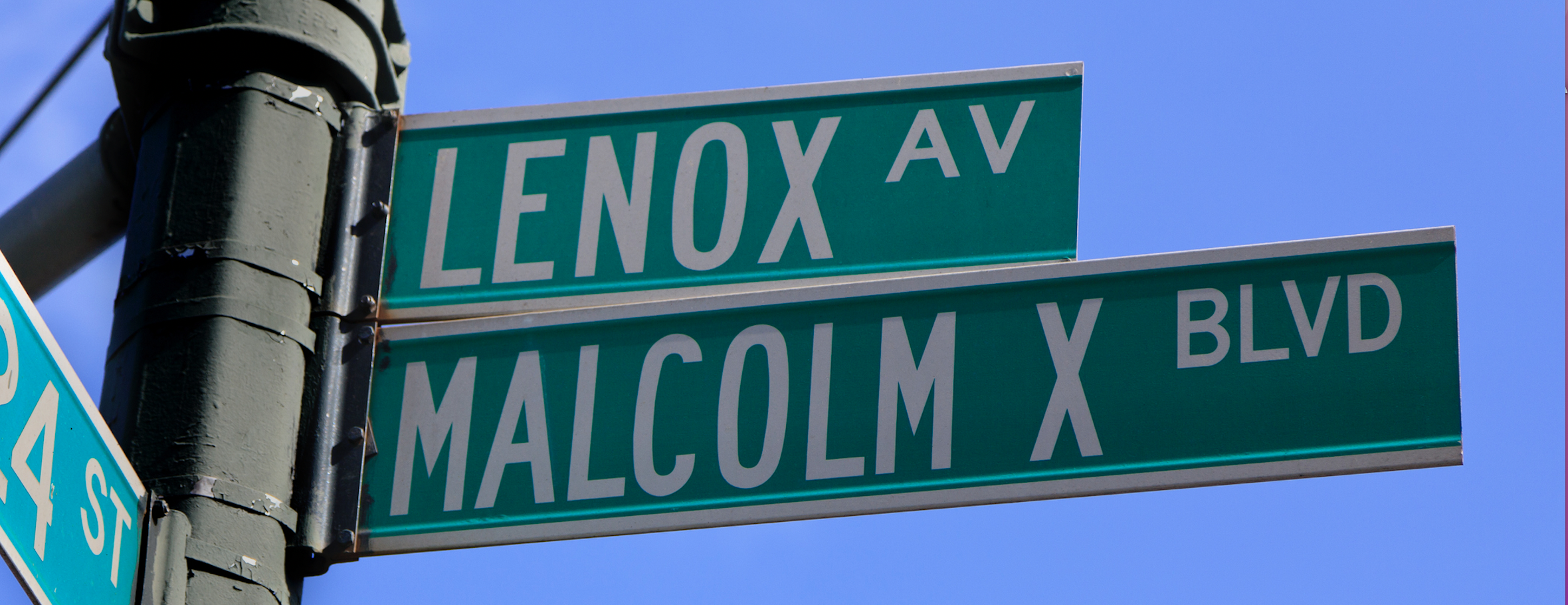 Malcom X street sign