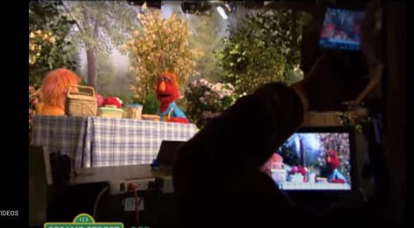 behind the scenes - Sesame Street
