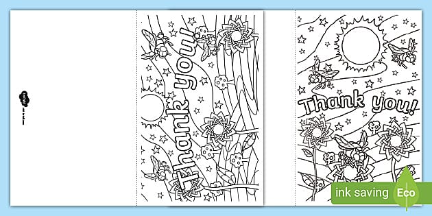 Mindfulness Thank You Card Templates Image