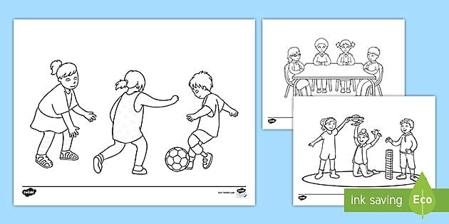School Coloring Sheets