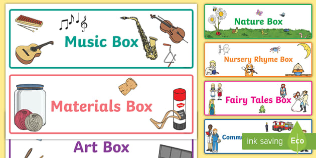 Topic Box Labels