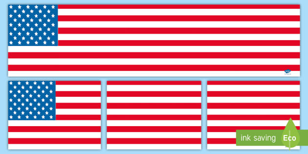 American Flag Diorama Background Image
