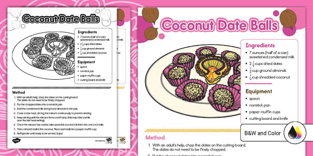 Diwali No-Bake Coconut Date Balls Recipe Image