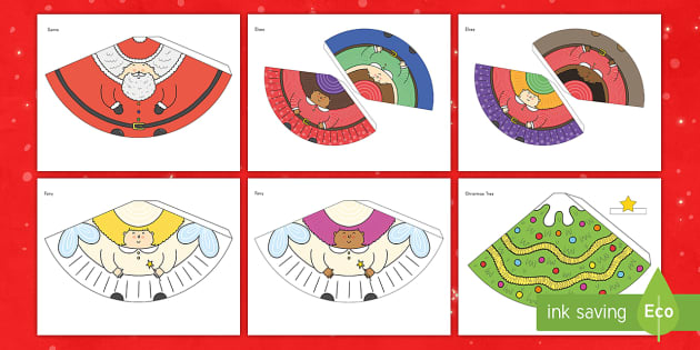 Christmas Cone People Craft Pack Image
