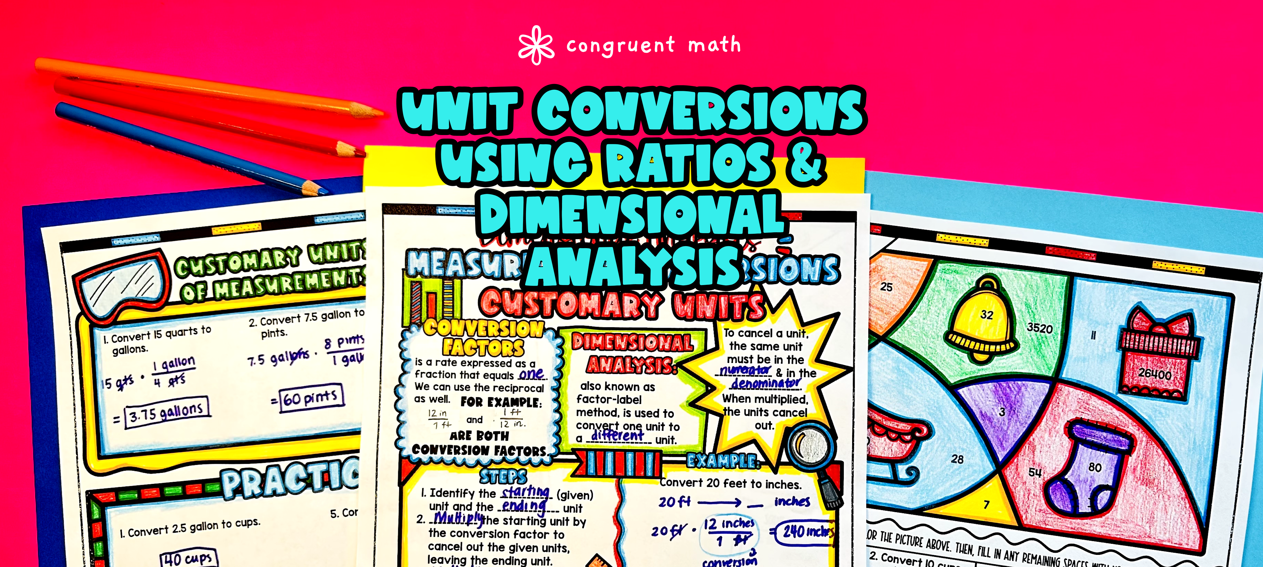 Unit Conversions Using Ratios and Dimensional Analysis