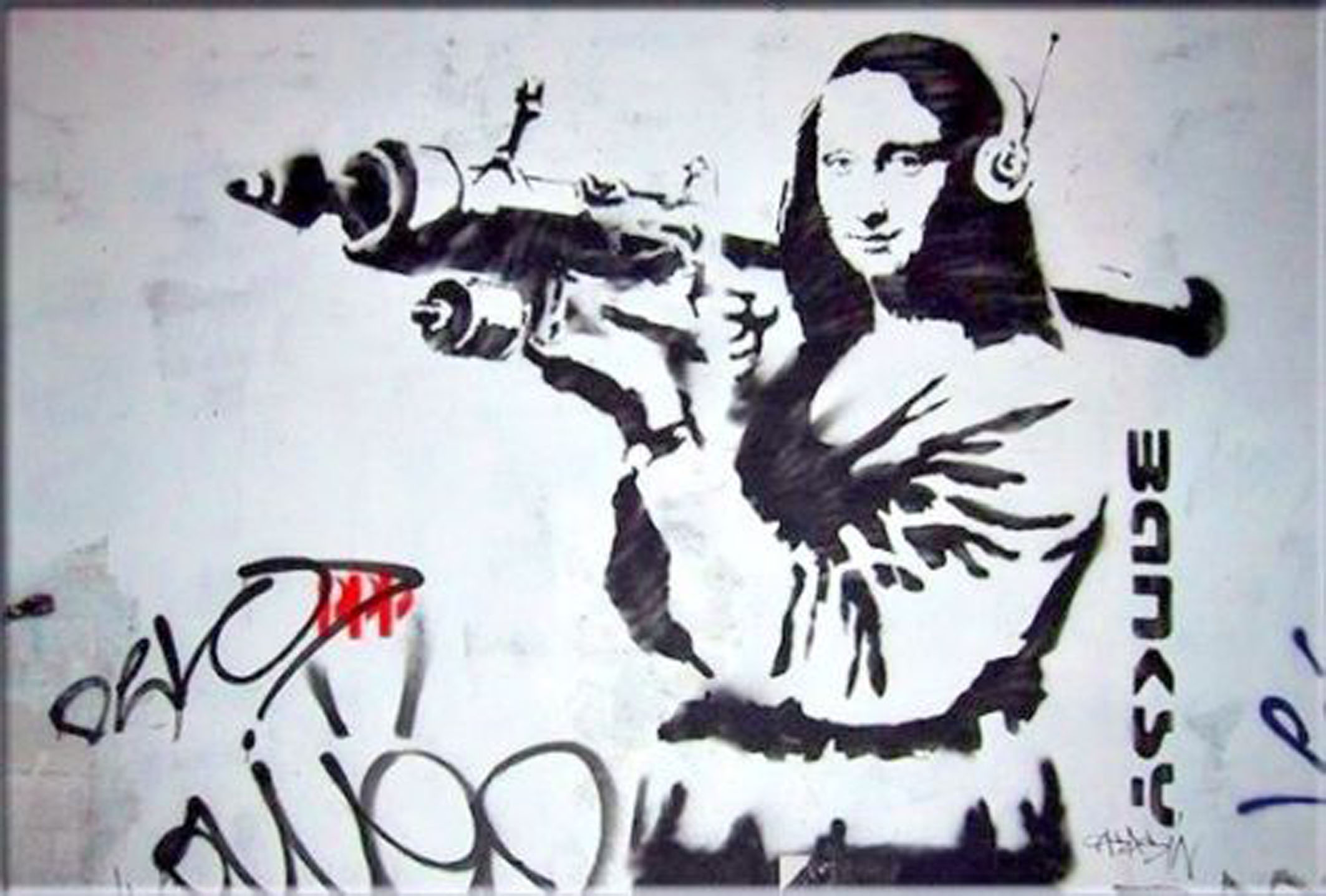 Graffiti and stencil art 