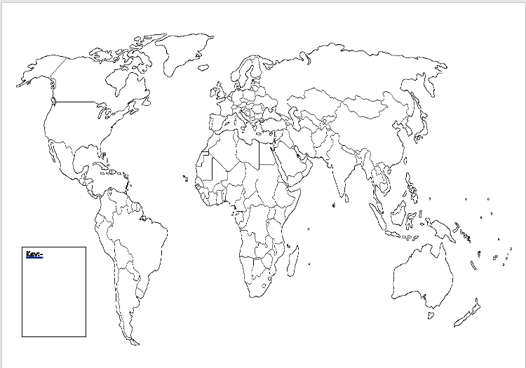 blank map