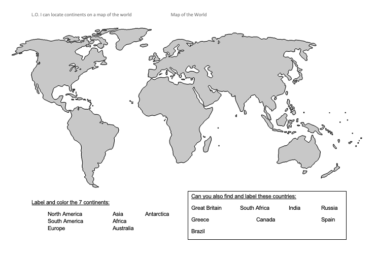 world map