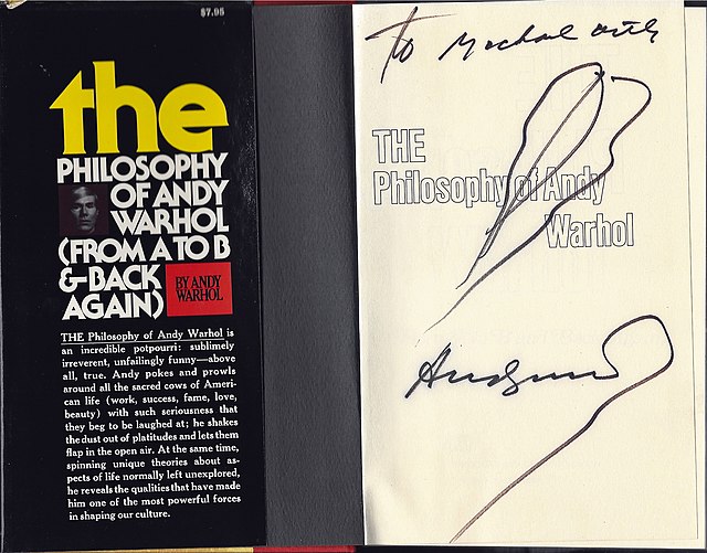 the philosophy of andy warhol