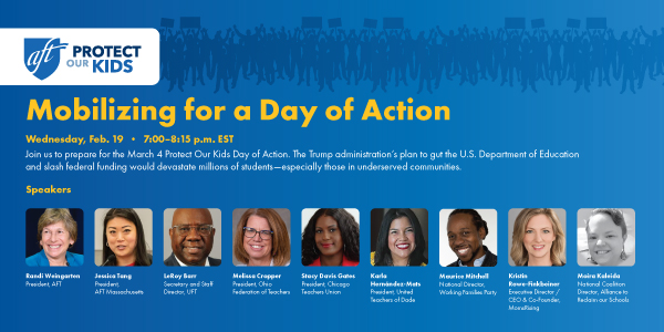 Protect Our Kids: Mobilizing for a Day of Action