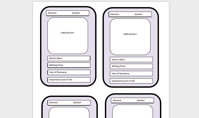 element template