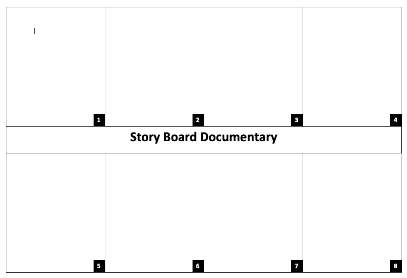 storyboard template