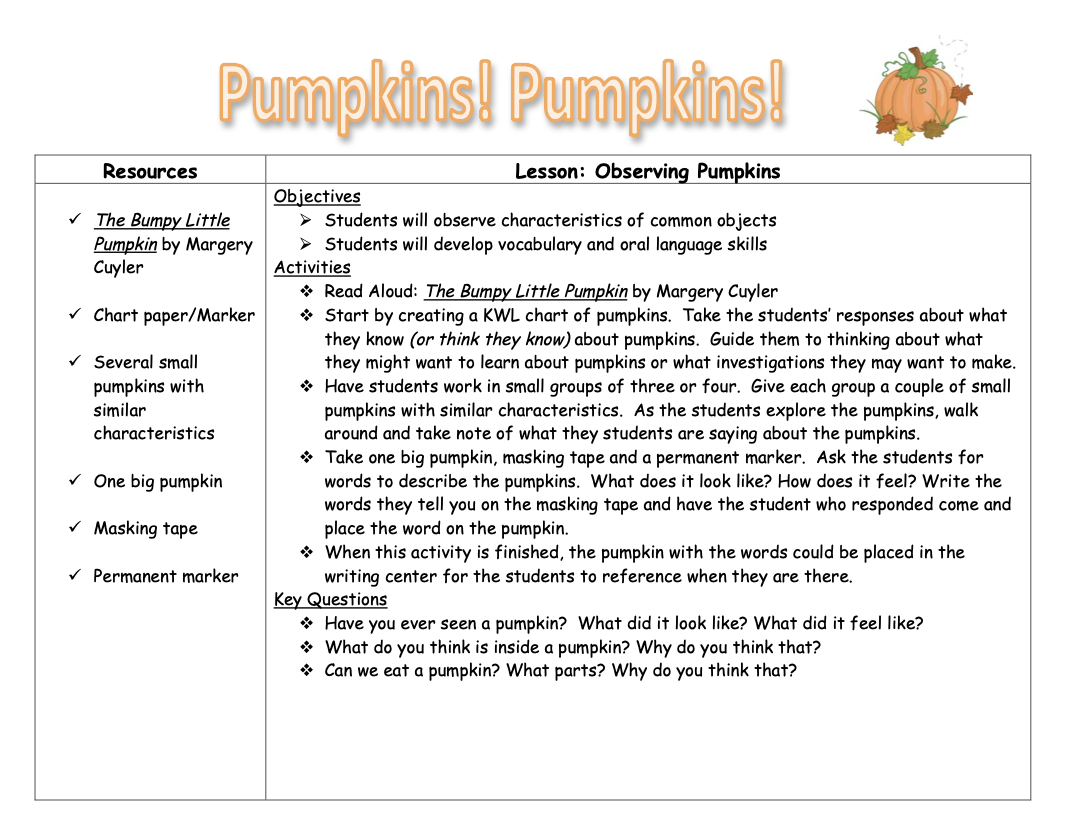 pumpkins