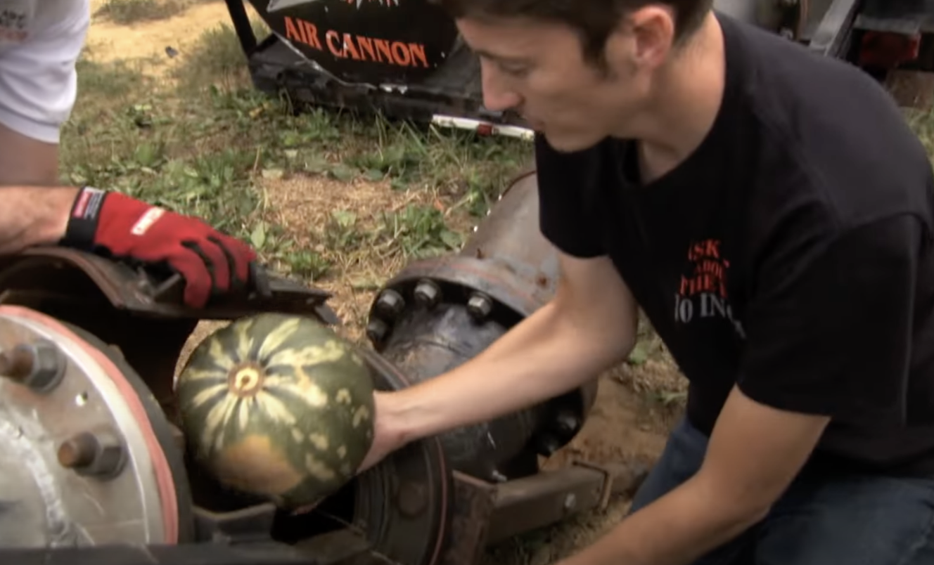 throwing pumpkins