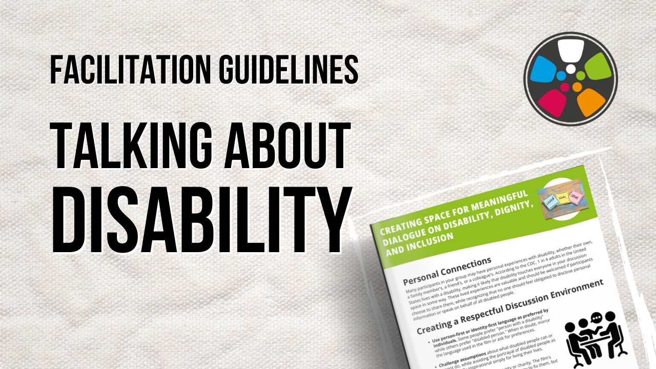 Talking about Disability: Facilitation Guidelines