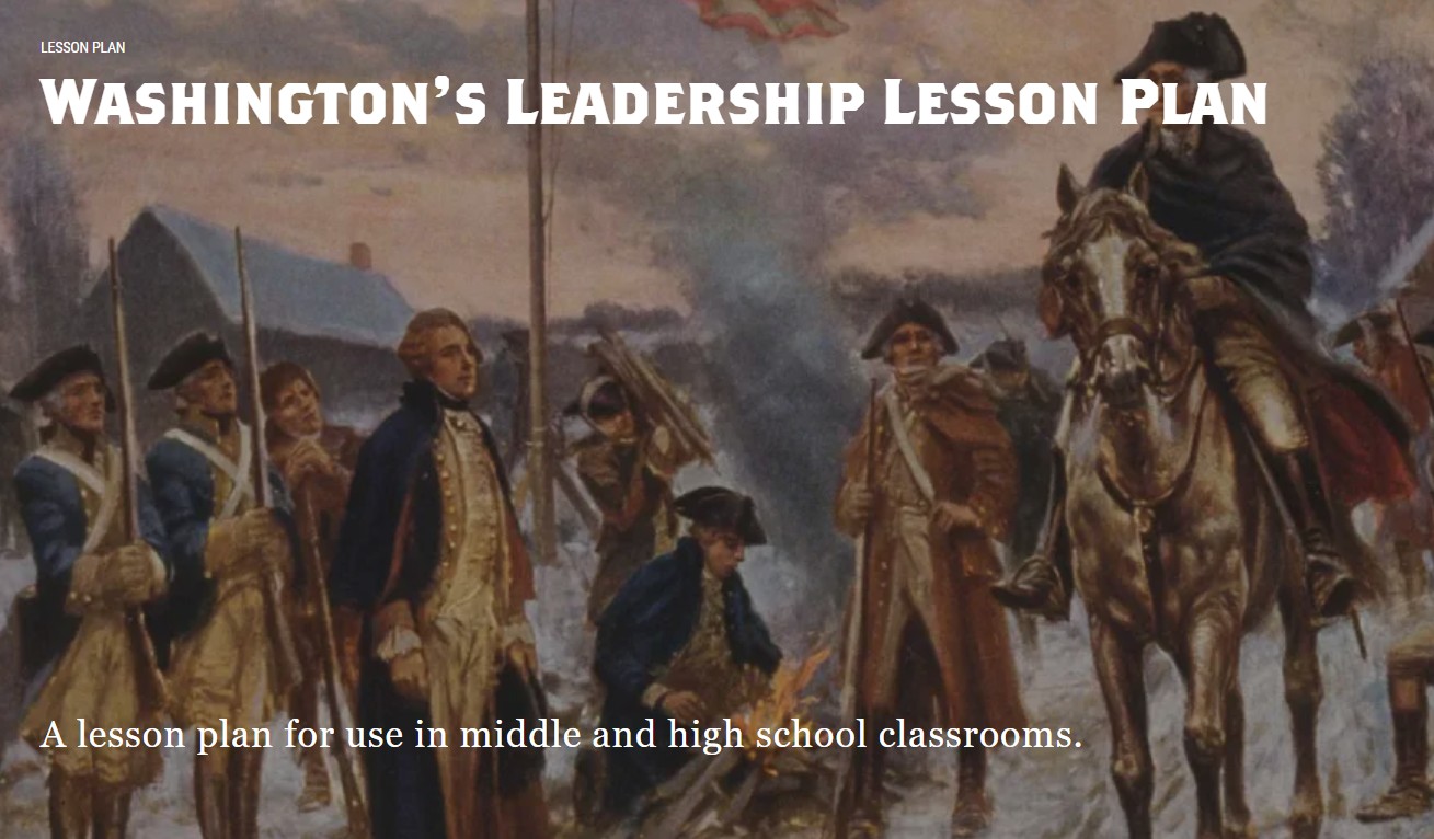 Washington's Leadership Lesson Plan