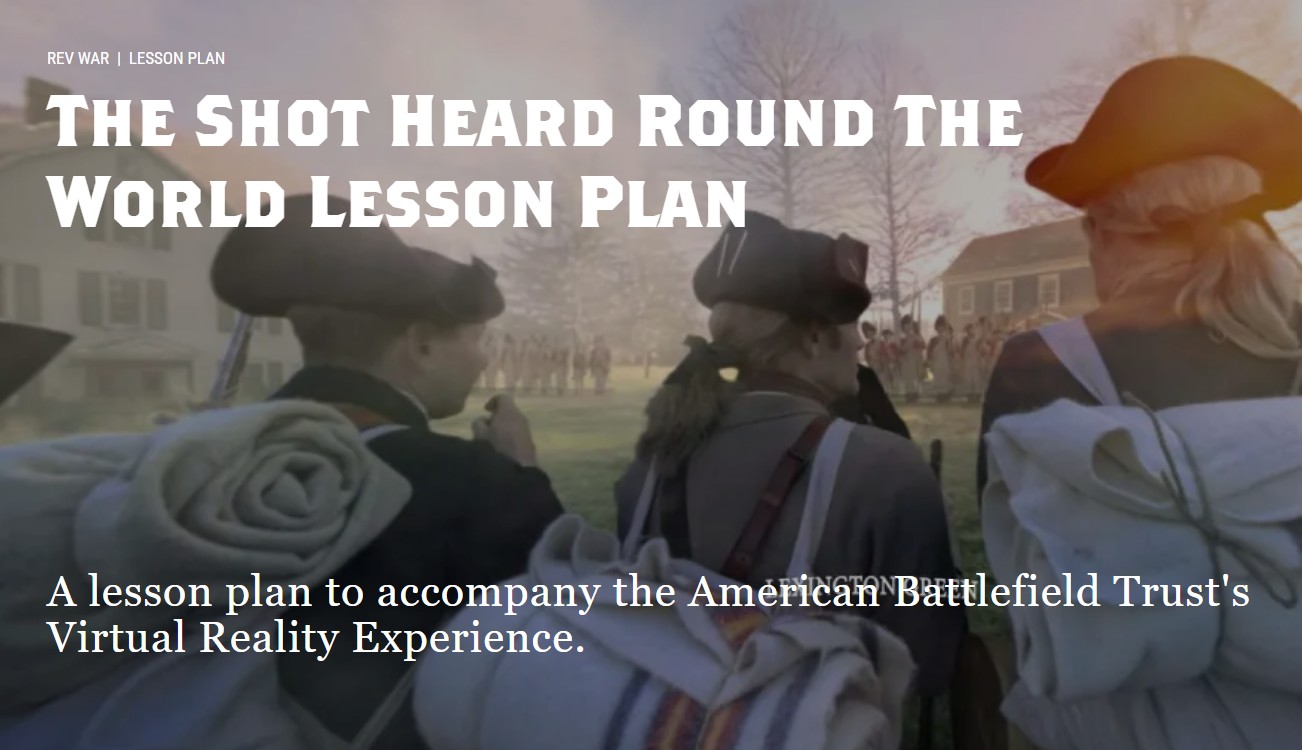 The Shot Heard Round The World Lesson Plan