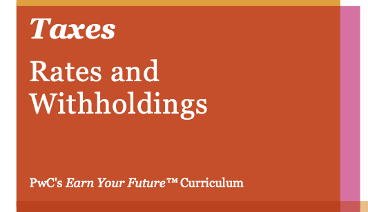 rates and witholdings curriculum