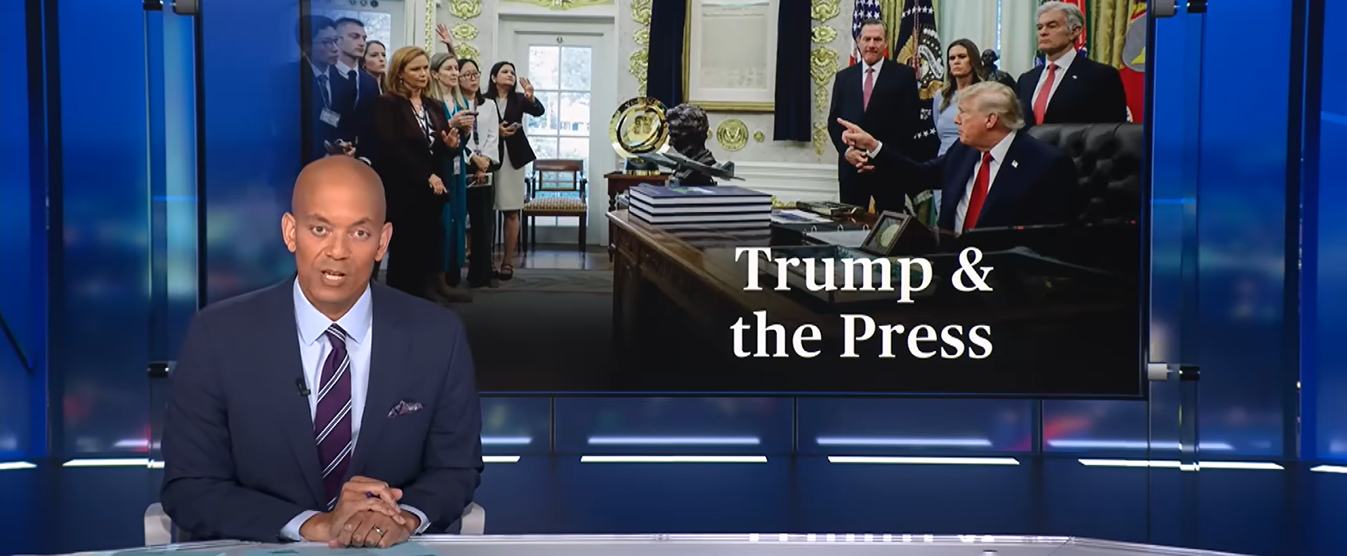 Trump Says He's Banning 3 Outlets From White House in His Latest Attack on Press Freedom