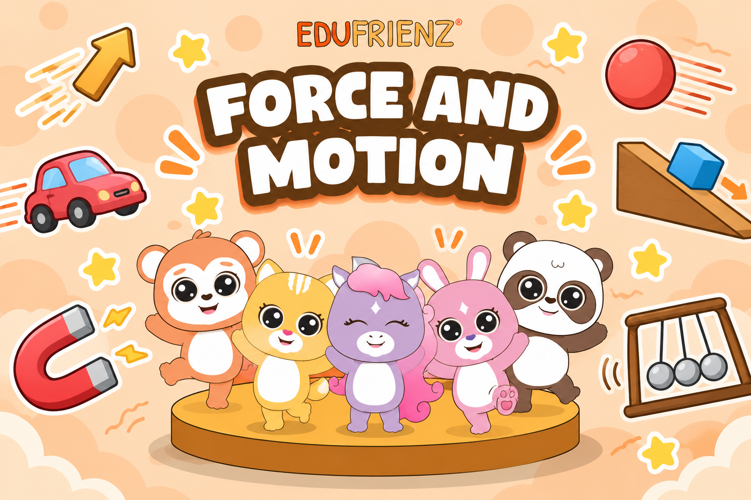 Foundational Force and Motion Physical Science Study Pack