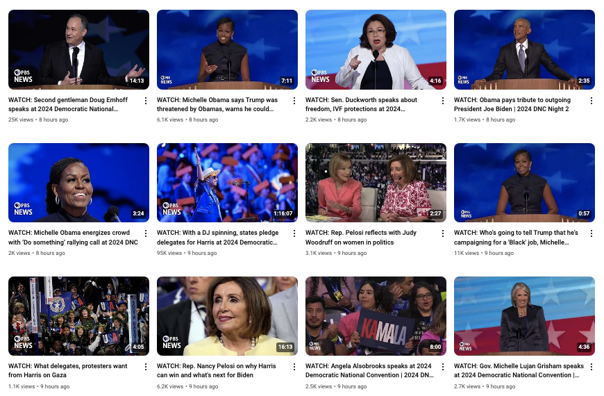 DNC speeches
