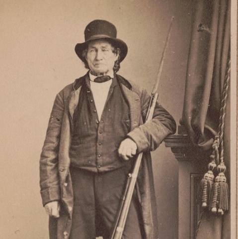 John L. Burns, a Gettysburg civilian and veteran of the War of 1812 that took up arms during the Battle of Gettysburg.