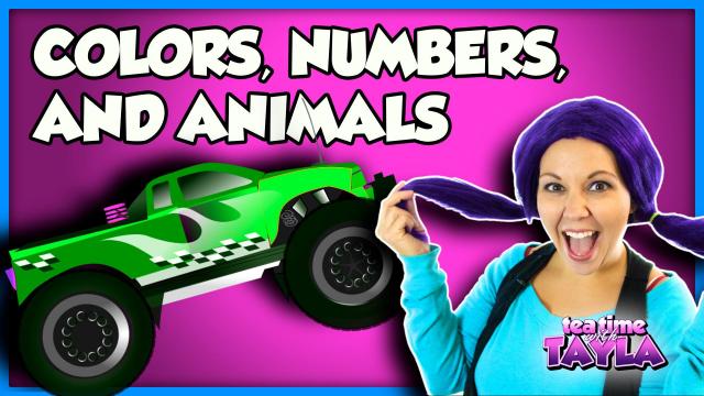 colors, numbers, and animals