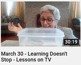 screenshot of teacher teaching