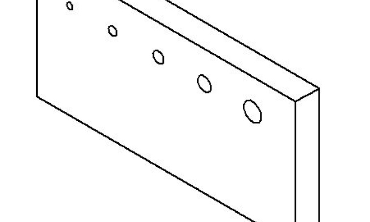 Thread Comparison plate SAE tapped holes