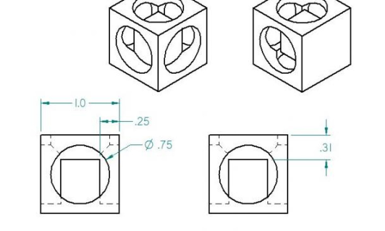 Block in Cage 5 sided Smaller